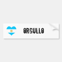 Argentina Orgullo(pride) Bumper Sticker