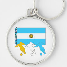 Argentina Soccer Players Keychains