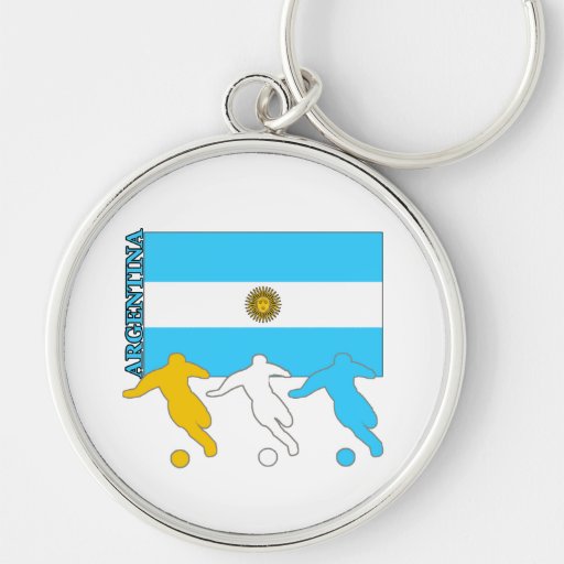 Argentina Soccer Players Keychains