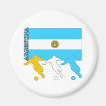 Argentina Soccer Players Refrigerator Magnet