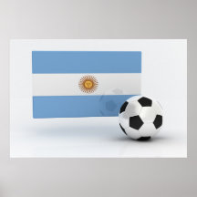 Argentina Soccer Print