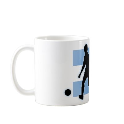Argentina Soccer Striker Coffee Mug by World_Cup