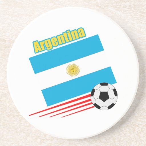 Argentina Soccer Team Drink Coasters