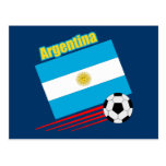 Argentina Soccer Team Post Card