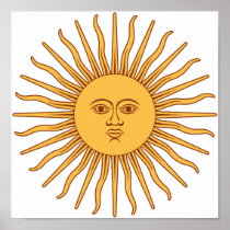 Argentina Sol de Mayo Print