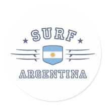 Argentina Round Sticker