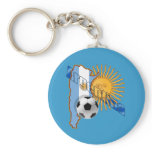 Argentina Sun flag map of Argentina gifts Key Chain