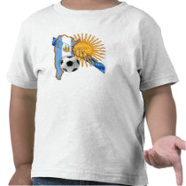 Argentina Sun flag map of Argentina gifts T-shirt