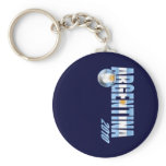 Argentina Vertical logo La Albiceleste futbol Key Chains