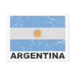 Argentina Vintage Flag Post Card