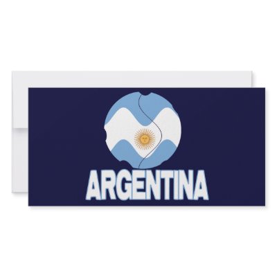 argentina wc 3000 customized photo card by Auslandesign