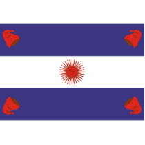 Argentine Confederation, Argentina Acrylic Cut Out