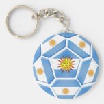 Argentine futebol Tees and soccer ball gear Key Chain