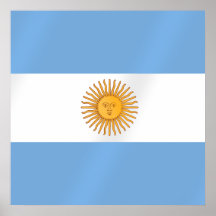 Argentinian flag of Argentina Albicelestes Gifts Posters