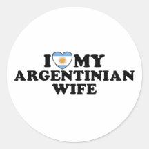 Argentinian  Wife Sticker