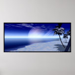 Argon Beach Poster