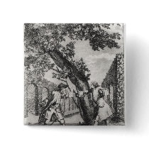 Argument between Jean-Jacques Rousseau Pin