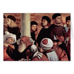 Argument Of St. Stephen Detail By Carpaccio Vittor Greeting Cards