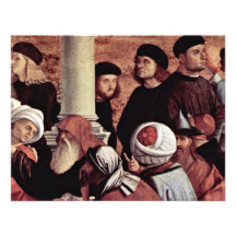 Argument Of St. Stephen Detail By Carpaccio Vittor Personalized Invite