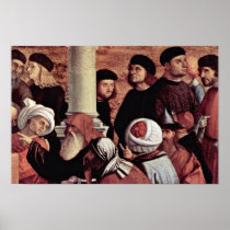 Argument Of St. Stephen Detail By Carpaccio Vittor Posters