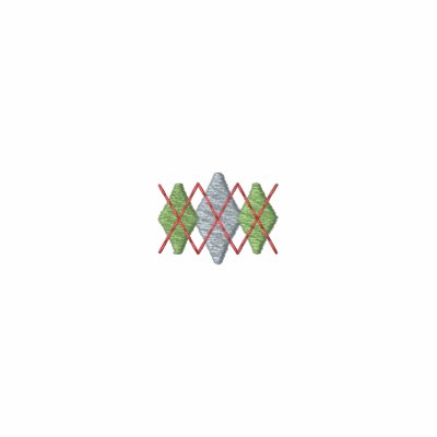 Argyle Accent Polo by ZazzleEmbroidery