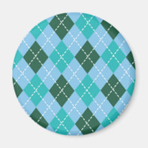Argyle Blues Fridge Magnets
