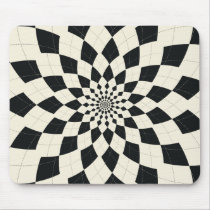Argyle Burst/Flower - Black & White