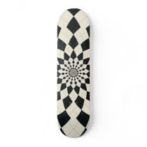 Argyle Burst/Flower - Black & White