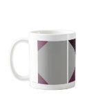 Argyle Diamonds: Black, Grey, Purple, and Lilac Coffee Mug