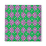 Argyle Flair Fridge Magnet