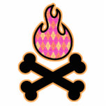 Argyle Flame and Crossbones photo sculptures