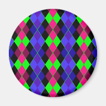 Argyle Fridge Magnet