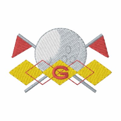 Argyle Golf Crest by ZazzleEmbroidery