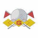 Argyle Golf Crest embroidered shirts