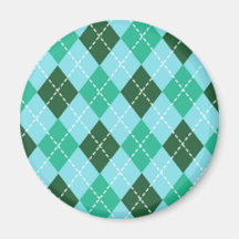 Argyle Greens Magnets
