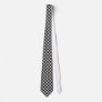 Argyle Heart B&W Necktie
