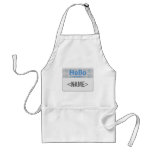 Argyle Hello My Name is, <NAME> Apron