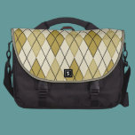 Argyle Pattern (Greens) commuterbag