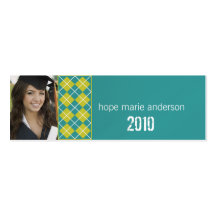 Argyle Senior Pictures Senior Profile Card Business Card Template