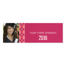 Argyle Senior Pictures Senior Profile Card Business Card Template