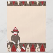 Argyle Sock Monkey Flyer