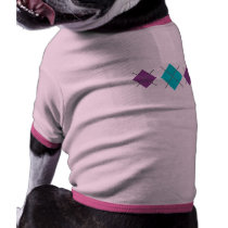 Argyle T-shirt Dog Clothes