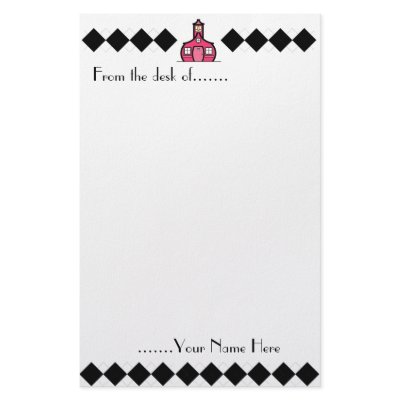 Argyle Teacher Stationery by thepinkschoolhouse