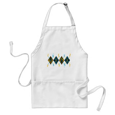 Argyle Tribal Aprons by CityRoyalty