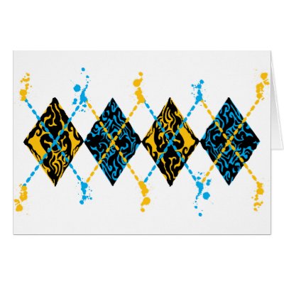 Argyle Tribal Card by CityRoyalty