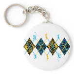 Argyle Tribal Keychain