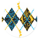 Argyle Tribal stickers