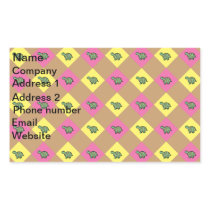Argyle turtle pattern on brown