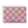 Argyle turtle pattern on purple