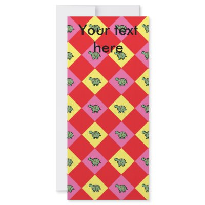 Argyle turtle pattern on red by Brothergravydesigns